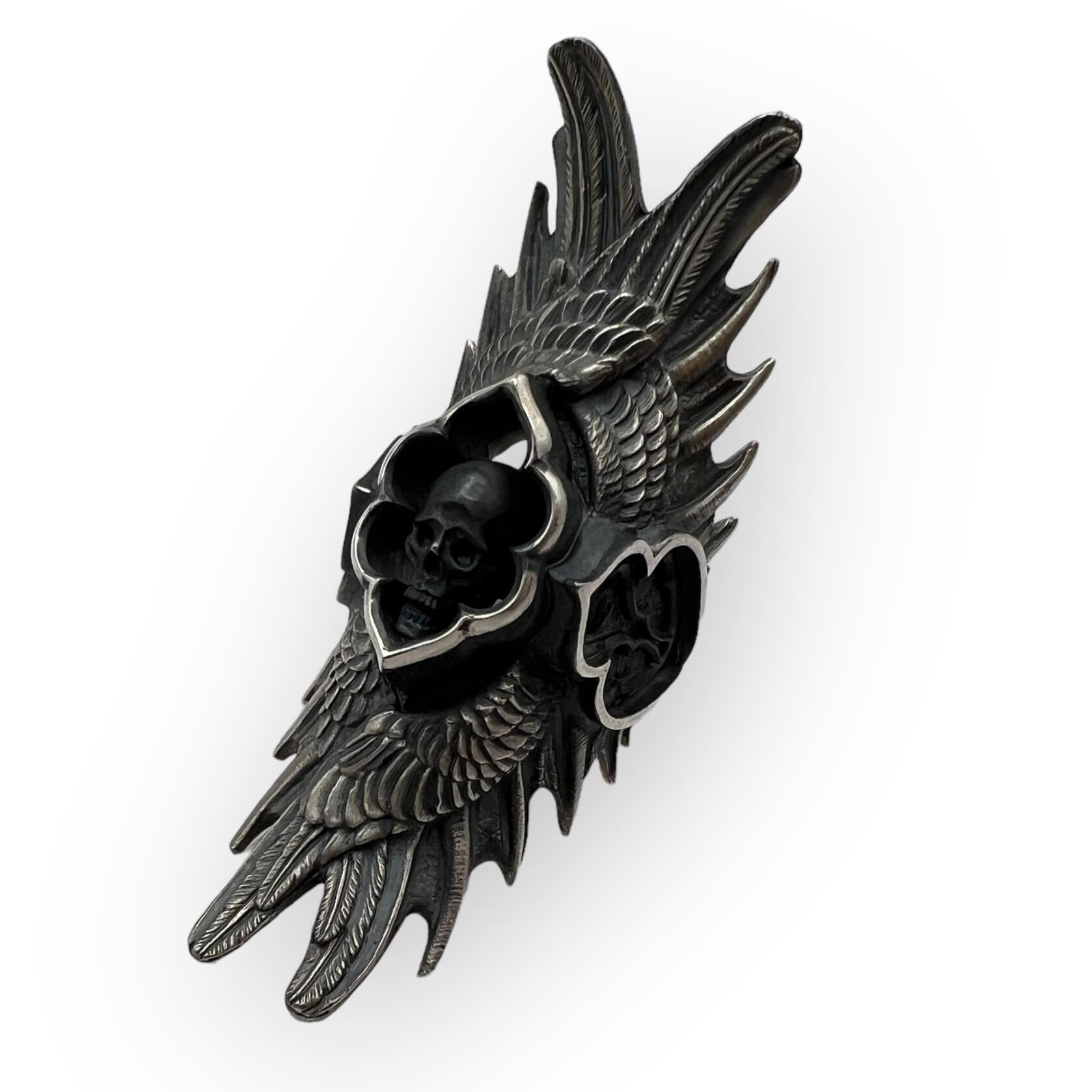 Legiomade Sariel Ring Angel Skull Wing Silver 925 Starling