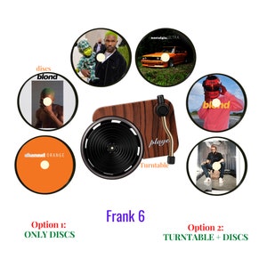 Custom album Car air freshener, Car Vent Clip Perfume diffusers, Mini record player for car, Gift for Music lovers, gift for him