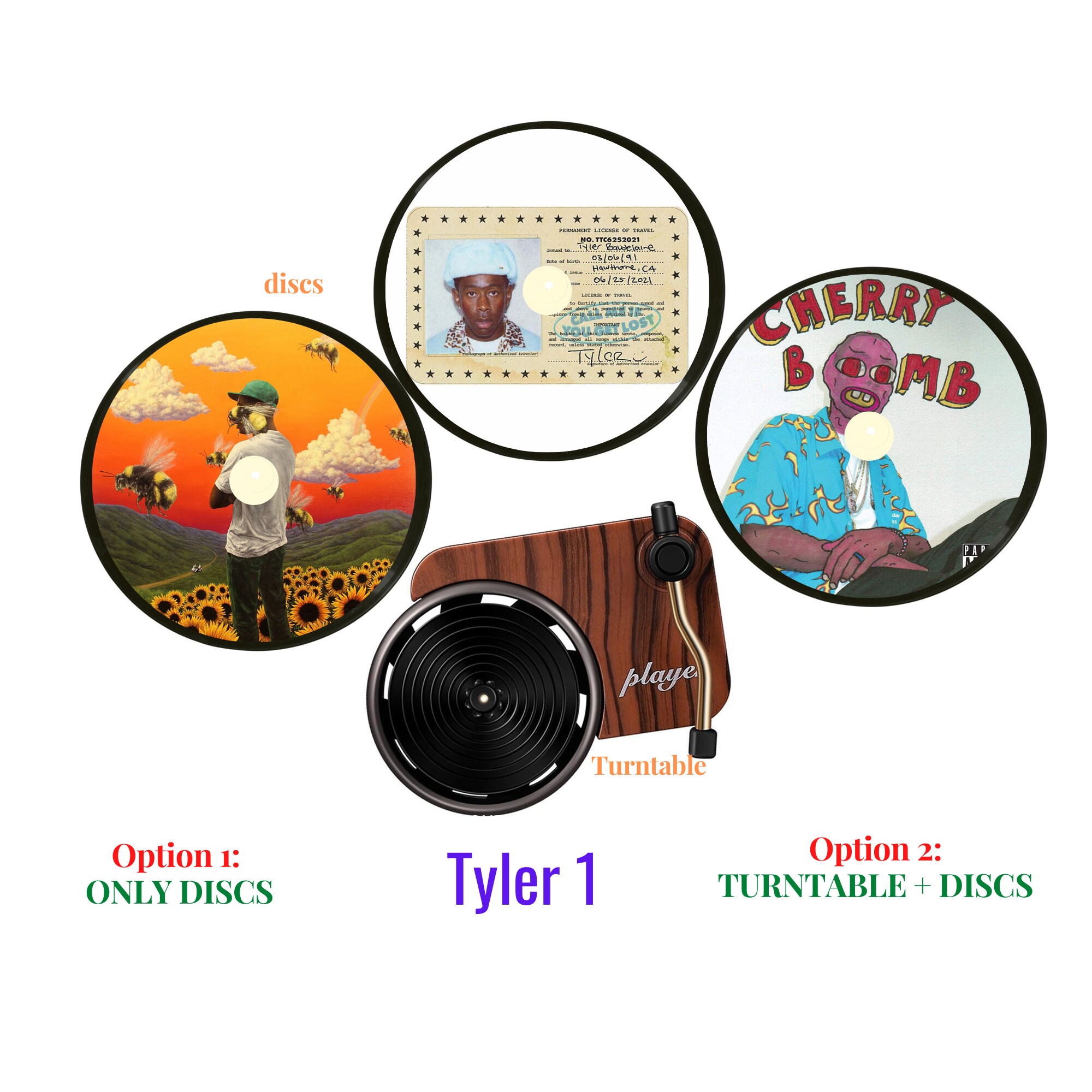 Tyler, the Creator Car Air Freshener, Car Vent Clip Perfume, Mini