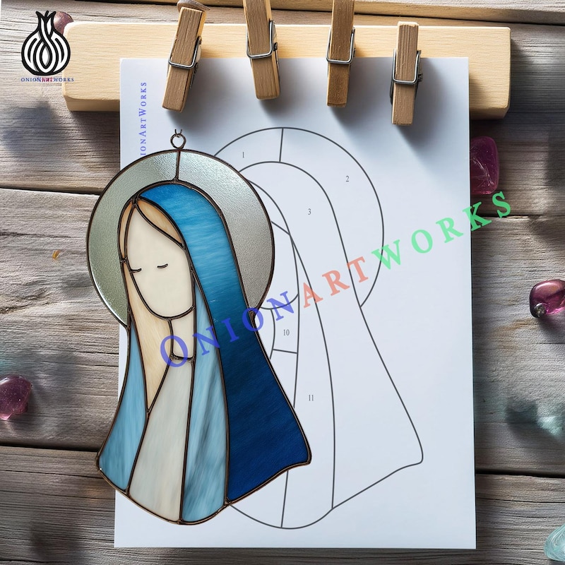 Window Glass Sorting Religious Glass Pattern - Etsy UK