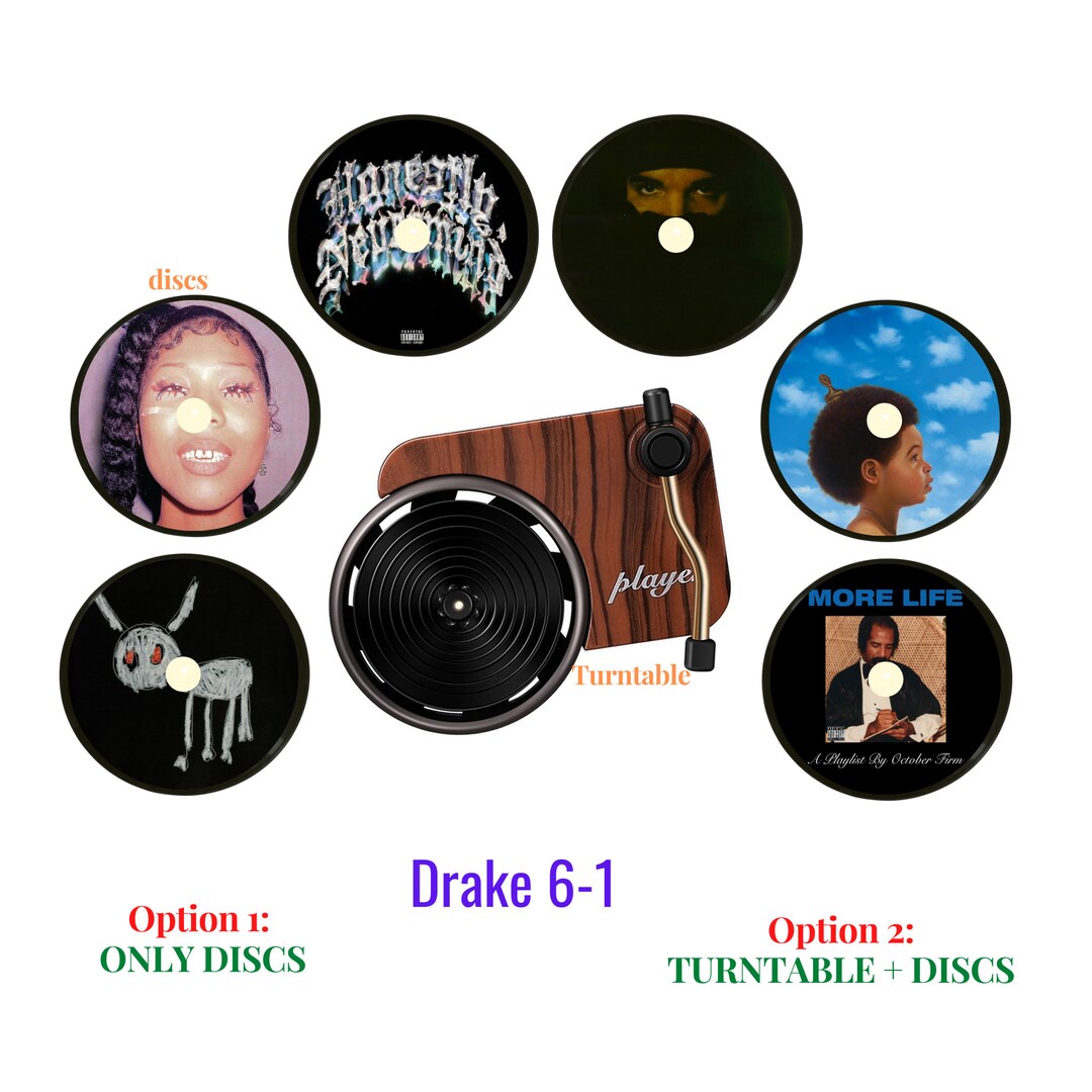 Custom Hip Hop Car Air Freshener, Turntable Car Freshener, Car Vent