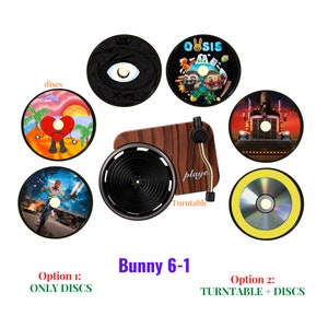 Custom Car air freshener, Bad bunny turntable freshener, Car Vent Clip Perfume diffusers, Mini record player for car, gifts for him