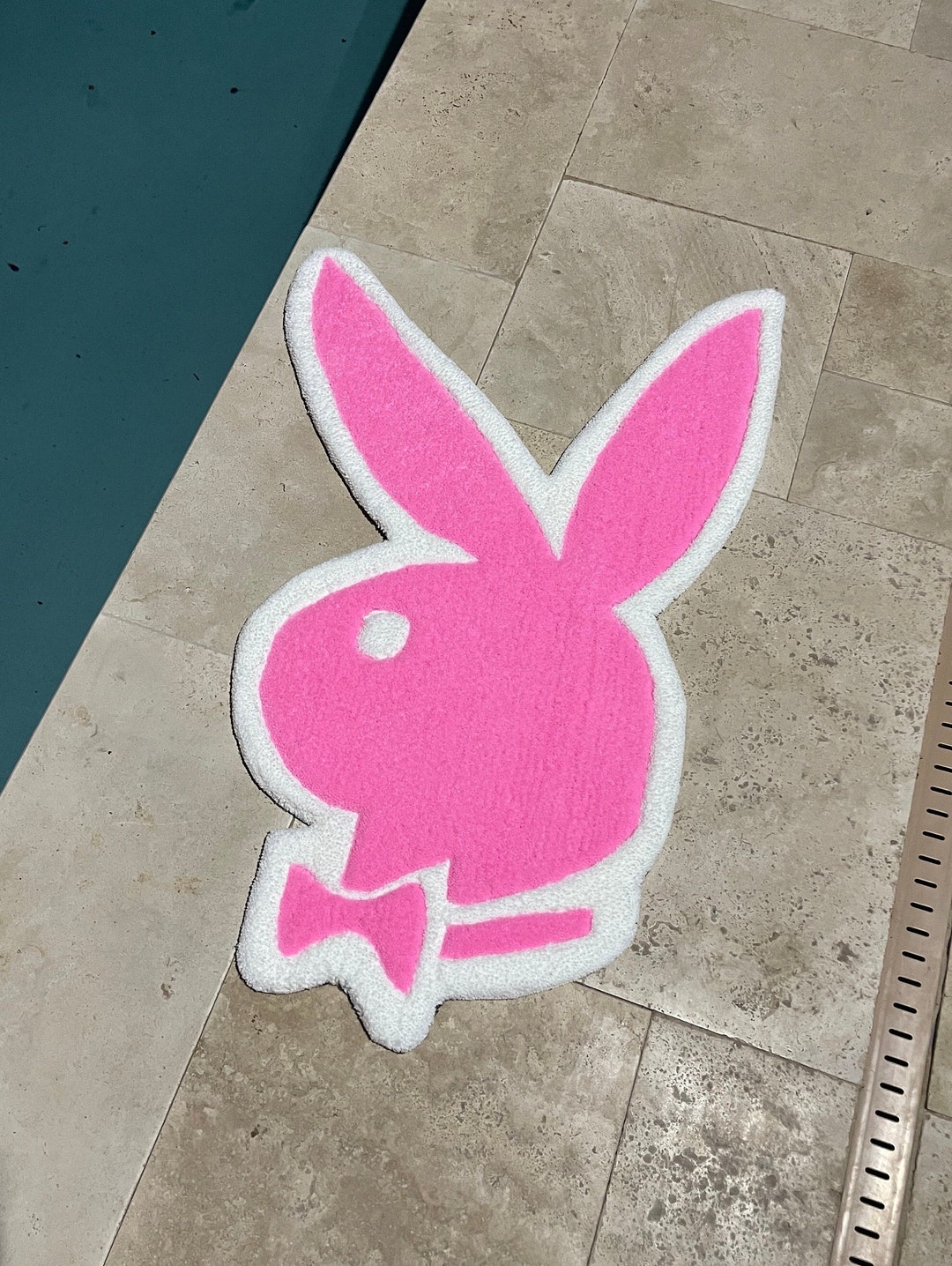 Playboy Bunny Rug custom Rugs Etsy