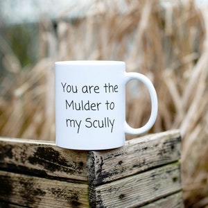Mulder and Scully Mug, X-Files Mug, X-Files Fan, X-Files Gift, Gift for Husband, Gift for Boyfriend, Gift for Partner