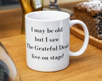 The Grateful Dead Ceramic Mug, Music Lover Gift