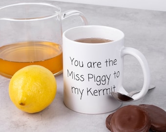Miss Piggy und Kermit Tasse, The Muppets Fan Geschenk