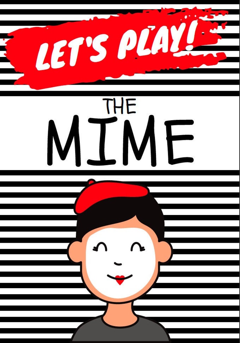Fun Printable Mimic Game for Children. Etsy