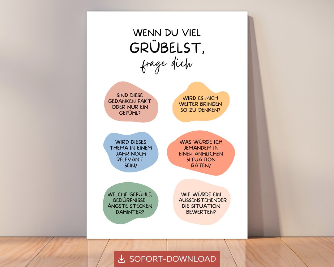 Grübeln Stoppen Poster Zum Ausdrucken Gedankenspirale Etsy Australia Grübeln Stoppen Poster Zum Ausdrucken Gedankenspirale Etsy Australia
