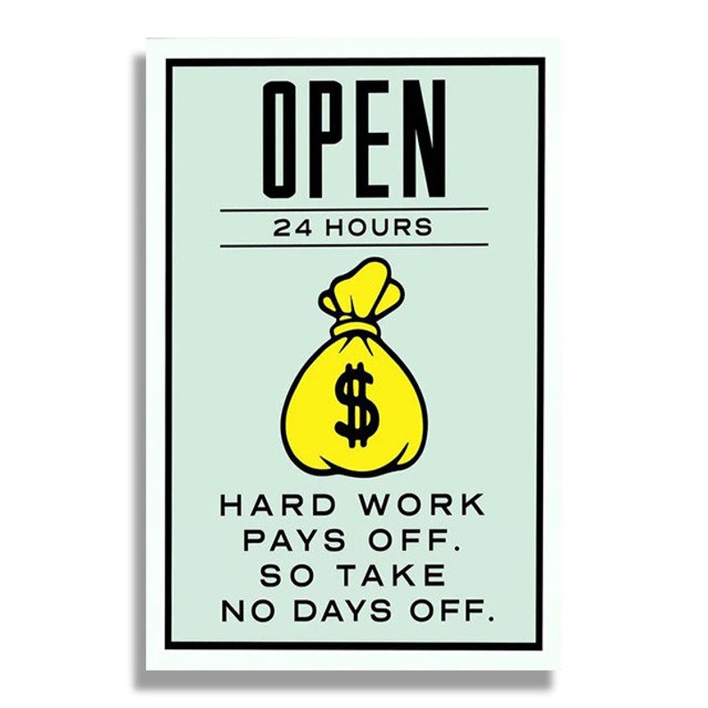 Monopoly Canvas Poster Wall Art Etsy