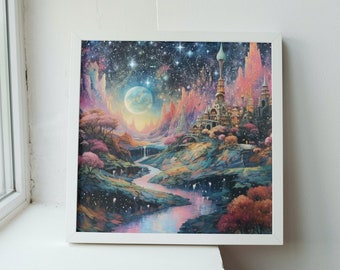 Pastel Galaxy Aesthetics Art Print