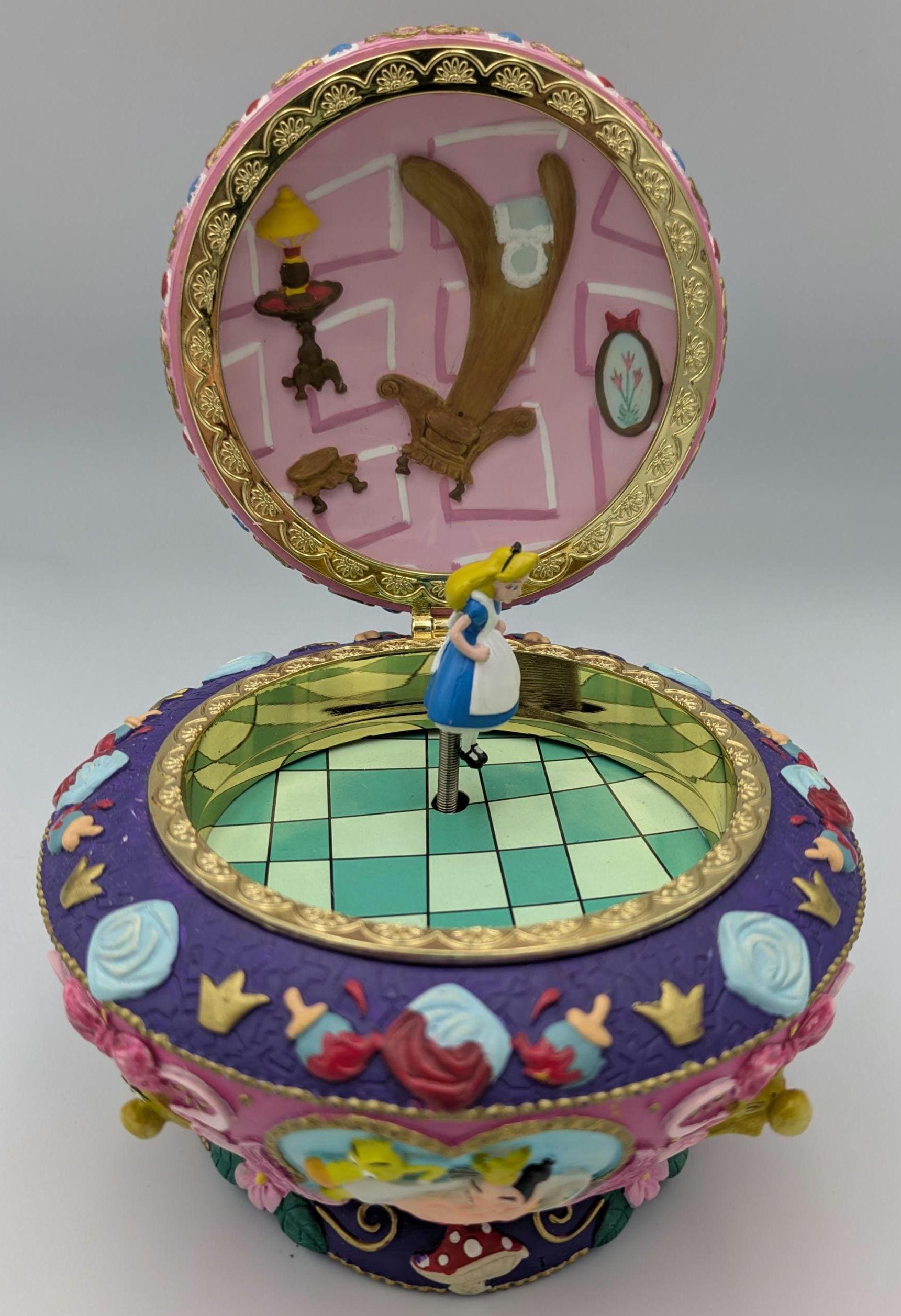 Disney Alice in Wonderland 50th Anniversary Music Jewelry Box