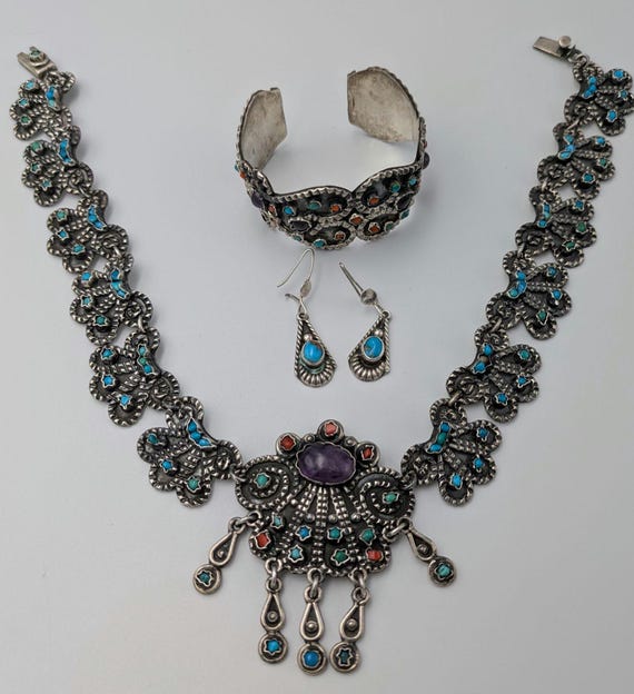 Pince Cravate Vintage En Argent Sterling Taxco - Signée Orvelo, Occasion Très Bon état