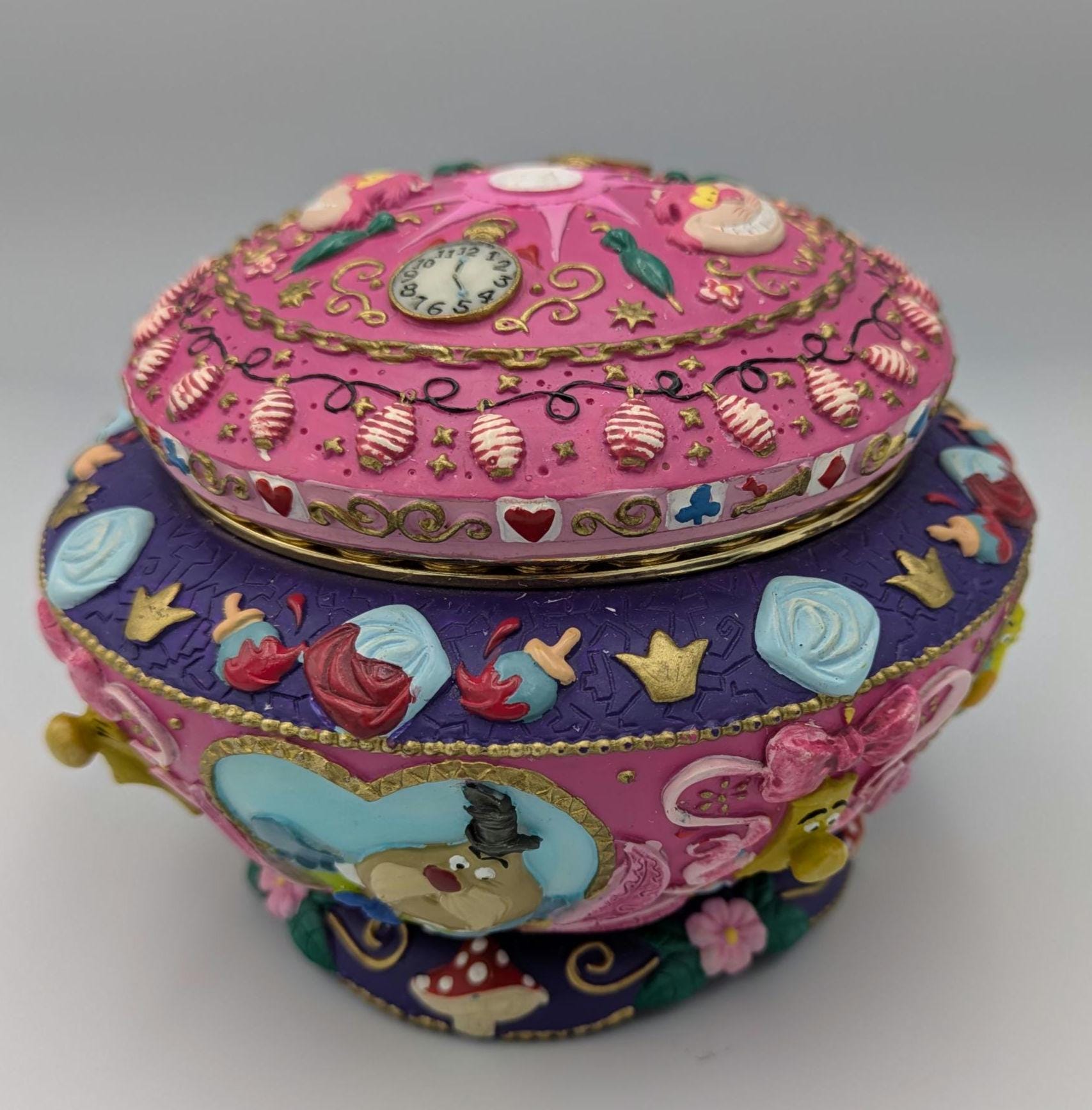 Disney Alice in Wonderland 50th Anniversary Music Jewelry Box
