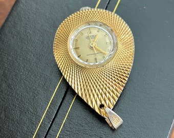 Reloj de bolsillo colgante Art Déco, antiimagen Dimex Toptime