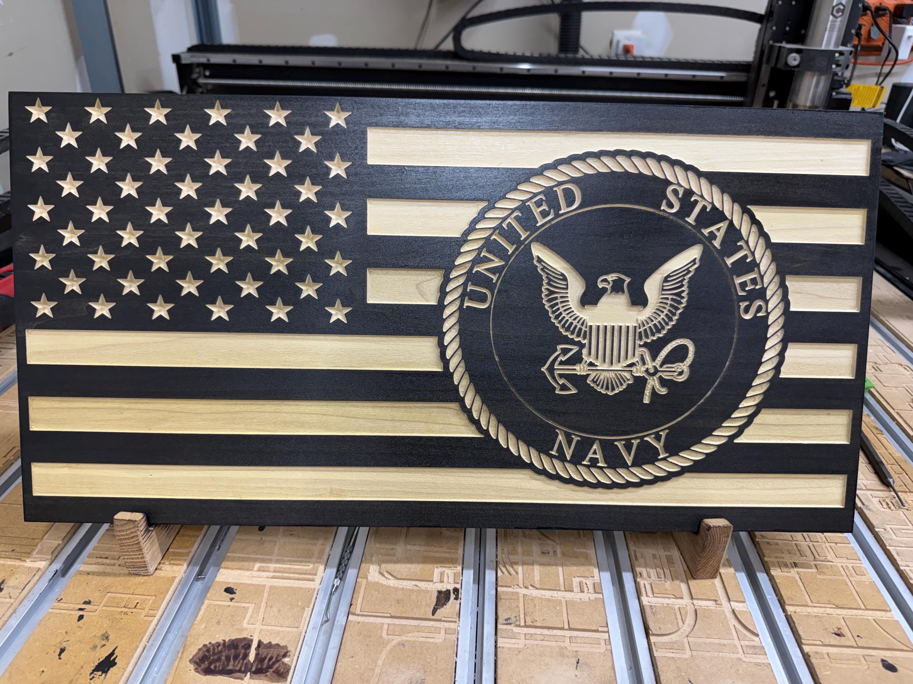 Us Navy Wooden Emblem - Etsy