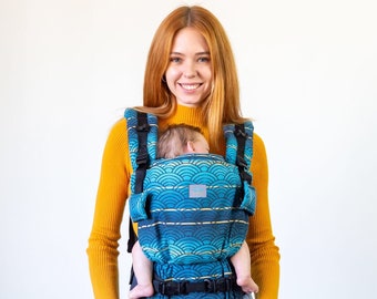 Baby shower gift for new mom, Newborn sling carrier, Organic cotton, Growing with infant babies, Easy to use