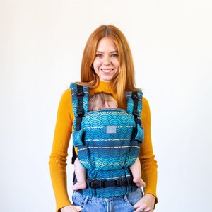 Babyshowercadeau voor kersverse moeder, draagdoek pasgeboren baby, biologisch katoen, meegroeien met baby's, gebruiksvriendelijk
