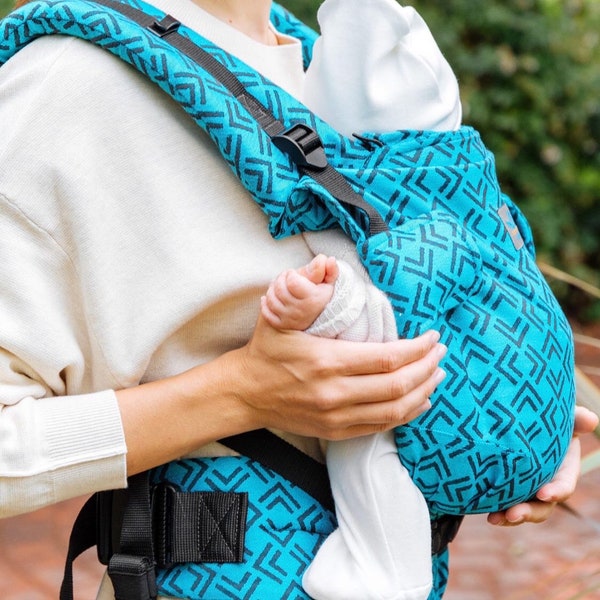 Baby carrier for Newborn - Hold up to 2 years old, Organic Cotton, Baby shower gift for new mom