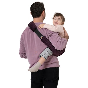 Baby & Toddler Hip Sling Carrier Cotton, Hold up to 20 kg, Light and compact, Gift for Baby Shower, Green zdjęcie 7