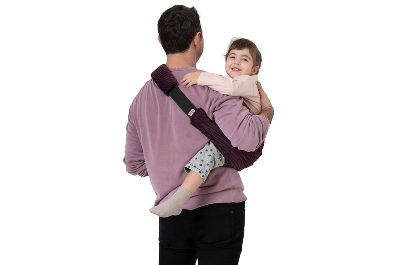 Baby & Toddler Hip Sling Carrier Cotton, Hold up to 20 kg, Light and compact, Gift for Baby Shower, Green zdjęcie 7