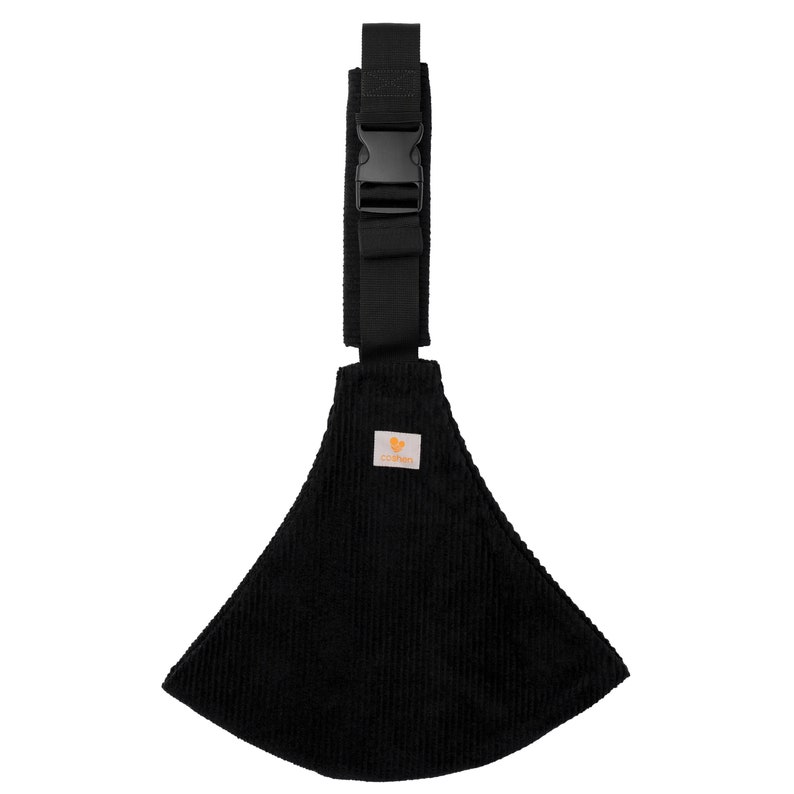 baby toddler hip carrier velvet black 1