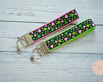 Clover Key Chain Key Fob Lucky Irish