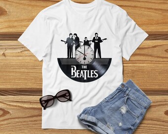 The Beatles Record Vinyl T-Shirt für Beatles Fans, Paul McCartney Fans, John Lennon Fans