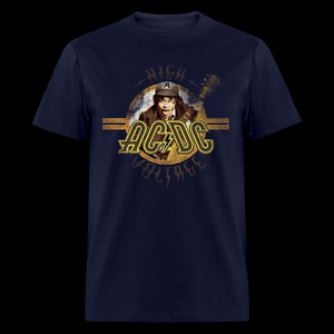 AC/DC Angus Young Guitar T-shirt for ACDC Fans, Rock Fans - Etsy