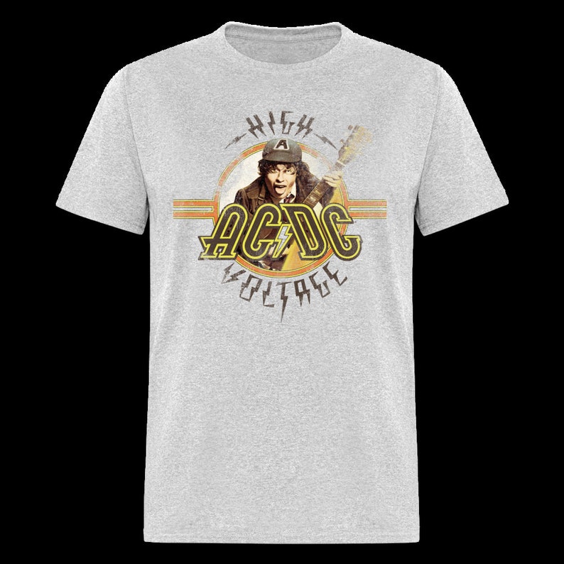 AC/DC Angus Young Guitar T-shirt for ACDC Fans, Rock Fans - Etsy