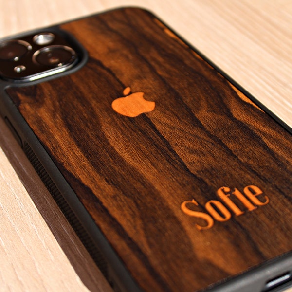 Coque en bois pour téléphone portable Iphone 15 Pro Max, coque en bois Samsung S23 ultra personnalisée, coque en bois pour Iphone 14 Pro Max, cadeau de Noël pour papa