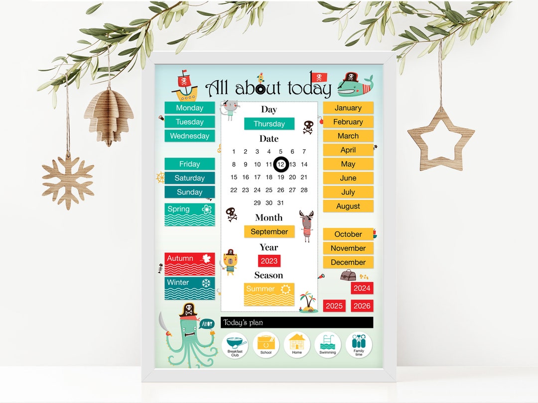 magnetic-calendar-for-kids-my-first-calendar-childrens-etsy