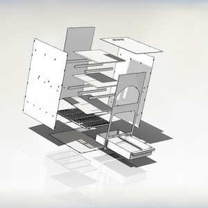 forno per pizza a legna Questo è un file di taglio laser dxf.