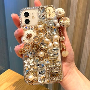 Girly Sparkly Luxury Bling Diamonds Soft Women Phone Case +