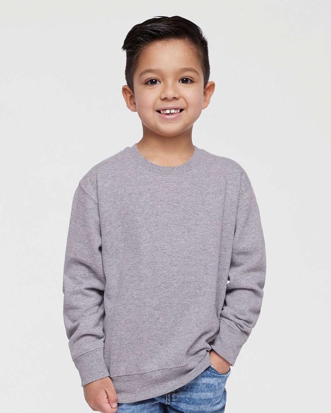 Blank Rabbit Skins 3317 Toddler Sweatshirt, Plain Rabbit Skins