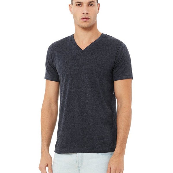 Unisex V Neck Plain Tshirt - Etsy