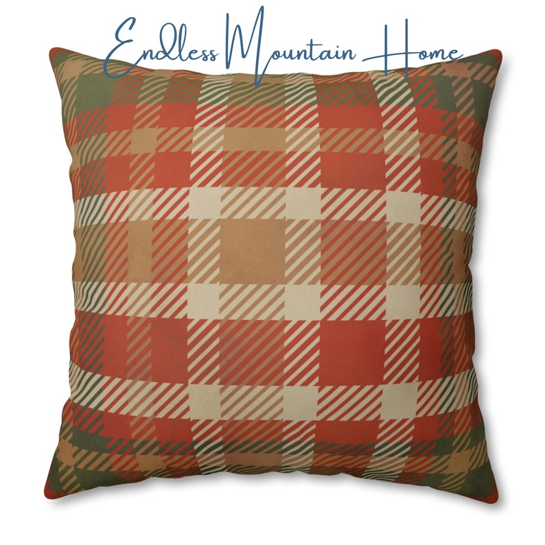 Fall Plaids and Striped Pillows and Pillow Covers Throw Etsy