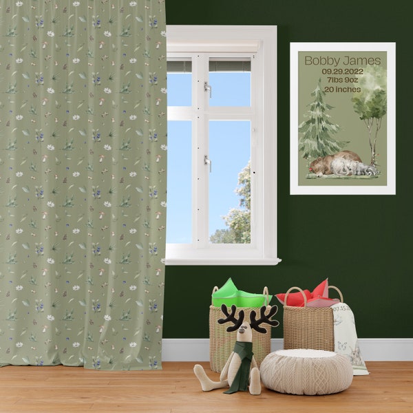 Nursery Curtains Etsy
