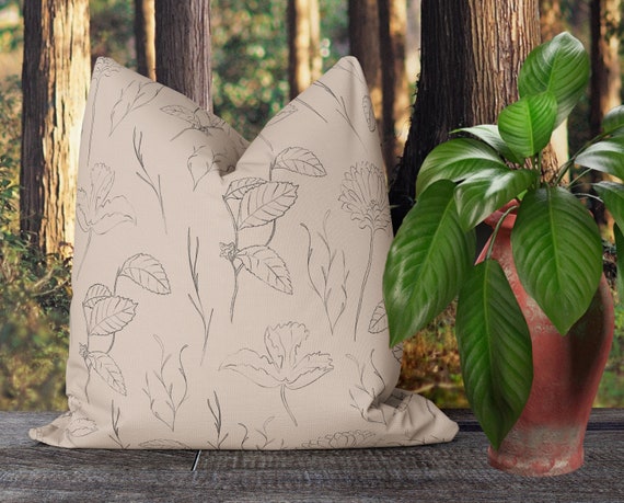 Blush outdoor online pillow