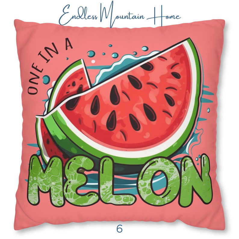 Bright Colorful Hello Summer Throw Pillows and Pillow Covers Etsy