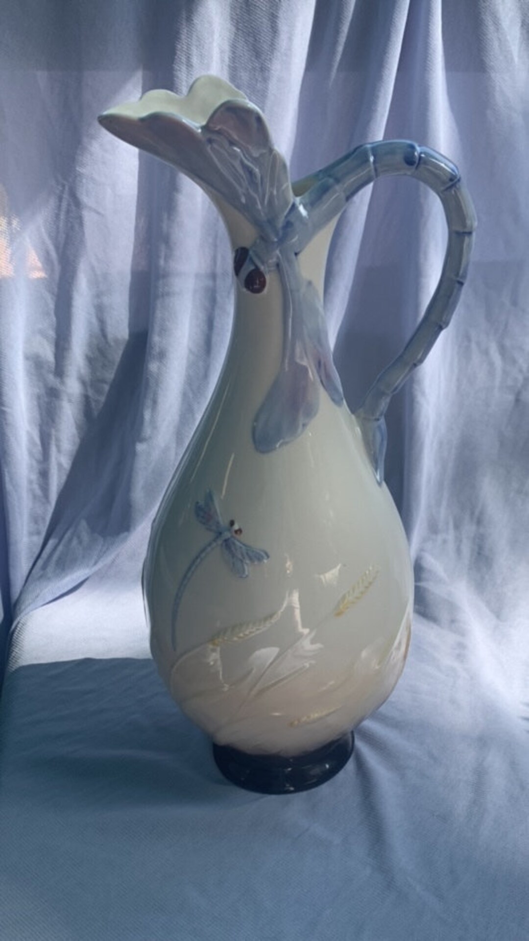 Franz Porcelain Dragonfly Pitcher Ewer Smithsonian Institution Etsy