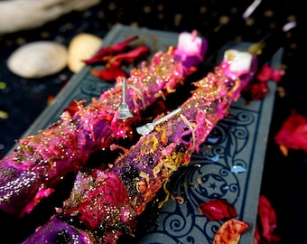 Ritualkerze Neumond Ritual *Loslassen und Befreien*Spell candle*Mond Ritual*witchy style*besonderes spirituelles Geschenk