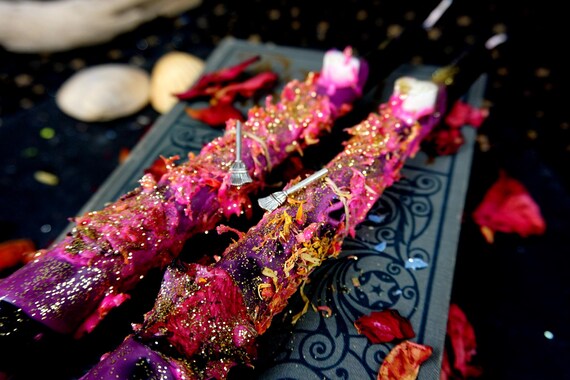 Ritualkerze Neumond Ritual *Loslassen und Befreien*Spell candle*Mond Ritual*witchy style*besonderes spirituelles Geschenk