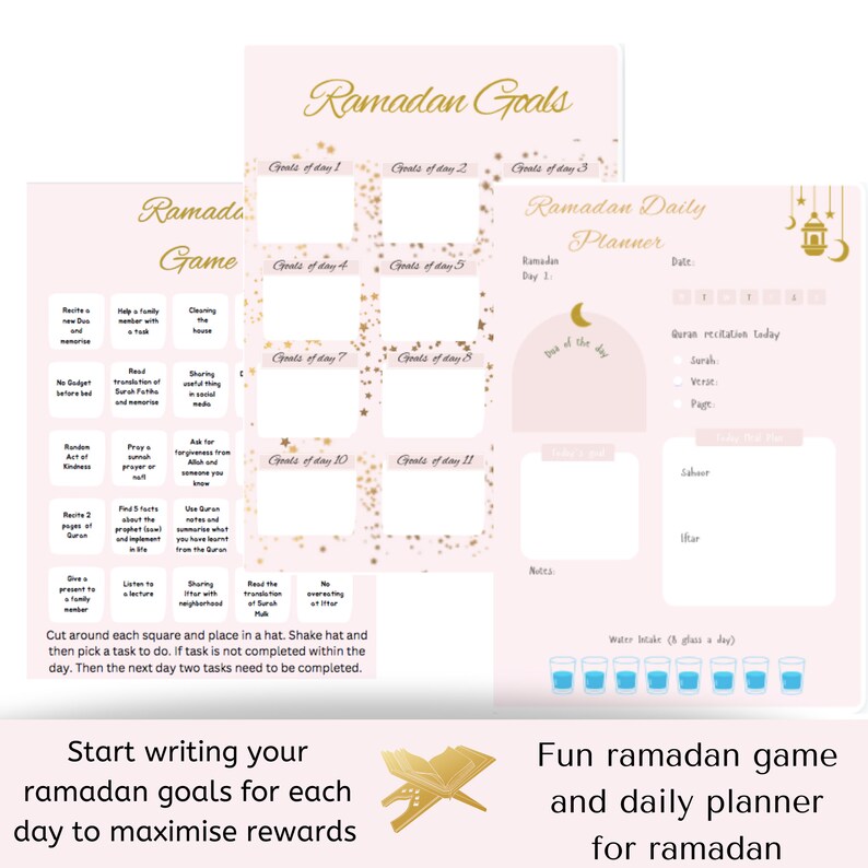 Ramadan Planner Digital Ramadan Planner Printable Ramadan Planner ...