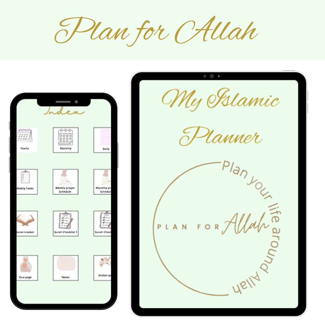 mint-islamic-planner-quran-tracker-muslim-planner-2023-calendar