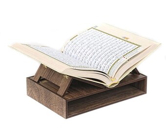 Decorative Table Top Rahle Quran Case 27x19 cm I Lectern I Quran Stand I Coran Stand I Book Stand I Reading Stand I Gift Favors I Eid Favors