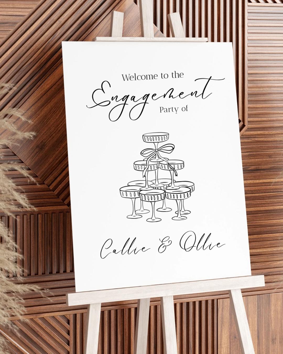 Welcome Partners. Sign Engagement Party Welcome Sign - Etsy