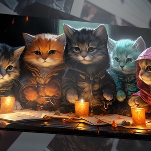 Commander Roleplay Tabaxi Playmat Catlfolk Role Play Gaming Play Mat Gaming TCG Playmat Tabletop Game RPG Playmat PTCG Playmat Gamer Gift