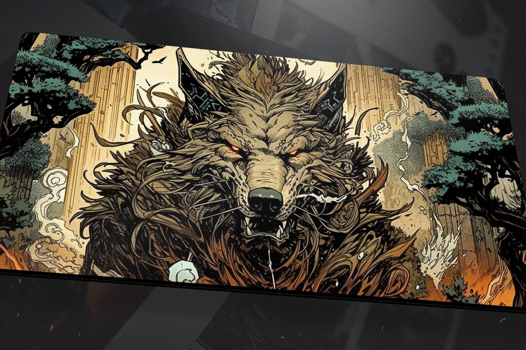 Mila Legendary Gaming Mat/crafty Companion Guardian Werewolf Premium ...