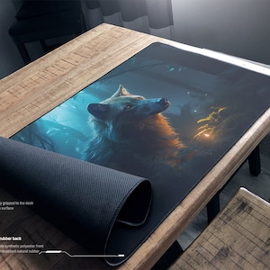 Werewolf Legendary Creature Wolf Playmat Rogue Wolf Big Desk Mat ...