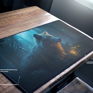Werewolf Legendary Creature Wolf Playmat Rogue Wolf Big Desk Mat ...